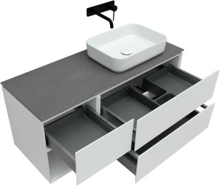 Тумба под раковину Allen Brau Infinity 1.21007.WM 120х50 подвесная цвет белый