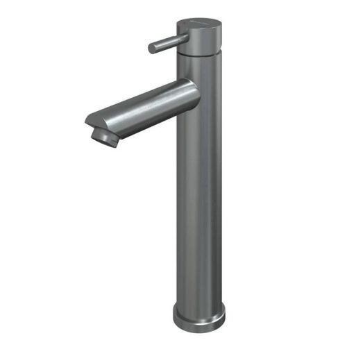 Смеситель для раковины Knotlor STREAMLINE SS-04/01 на столешницу нержавеющая сталь - фото 2