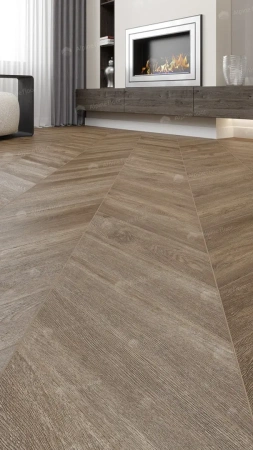 Кварцвиниловая плитка Alpine Floor Chervon Alpine LVT ECO 20-5 Макадамия Chevron толщина 0.25 см 43 класс 555х127