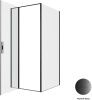 Душевой уголок Allen Brau Priority 3.31027.BBA + 3.31048.BBA 100х90 стекло прозрачное профиль черный без поддона