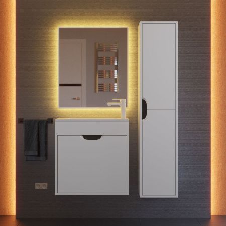 Тумба с раковиной Uperwood UPD Modul 393020557 60х20 цвет белый