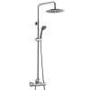 Душевая стойка WasserKRAFT A13302 настенная цвет хром с термостатом