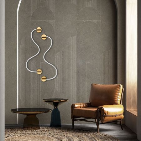 Светильник настенный Loft It Thread 10388W Brass