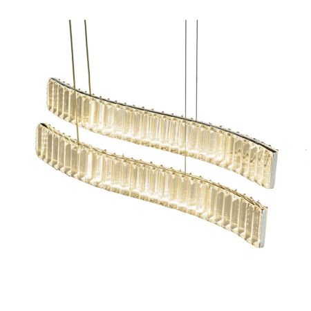 Светильник подвесной Lumina Deco LDP 6039-2-PR CHR