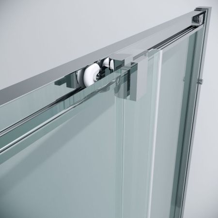 Душевой уголок Grossman Cosmo 300.K33.02.8080.10.00 80х80 стекло прозрачное профиль хром без поддона