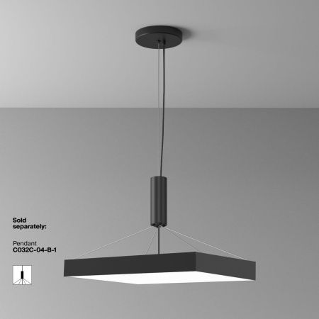 Светильник потолочный Maytoni Technical Zon (Зон) C032CL-90W4K-SQ-B