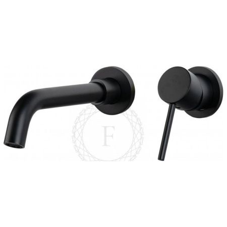 Смеситель для раковины Filarete Roun FL4020BL встраиваемый в стену черный