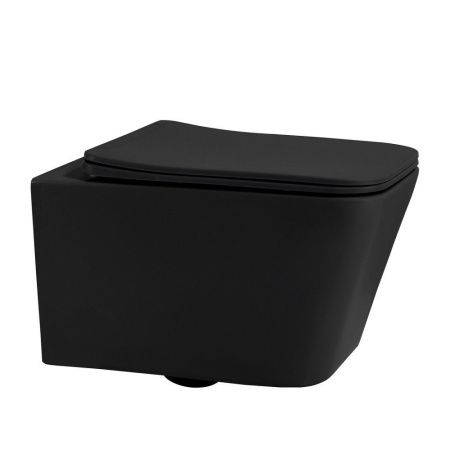 Комплект унитаз с инсталляцией с клавишей смыва ABBER Rechteck AC1201MB-AC0105-AC0121MB