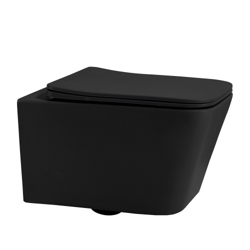 Комплект унитаз с инсталляцией с клавишей смыва ABBER Rechteck AC1201MB-AC0105-AC0121MMG - фото 4