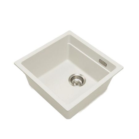 Кухонная мойка Grandex Aqua 500101 45х45 цвет белый поверхность матовая