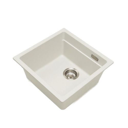 Кухонная мойка Grandex Aqua 500101 46х45 цвет белый поверхность матовая - фото 2