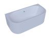 Ванна акриловая Aquatek Морфей MOR190-0000059 190х90 пристенная асимметричная с каркасом без ручек