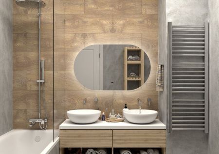 Зеркало Continent Fleur ЗЛП607 100х60 подвесное