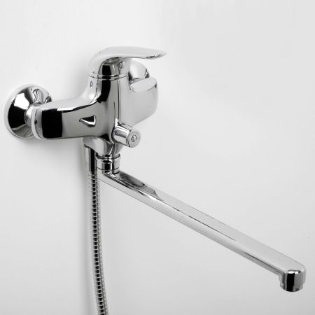 Смеситель для ванны Wasserkraft Rossel 2800 2802L настенный хром