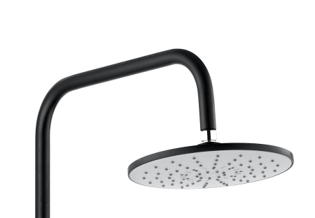 Душевая стойка Agger Gorgeous A0293544 настенная цвет черный