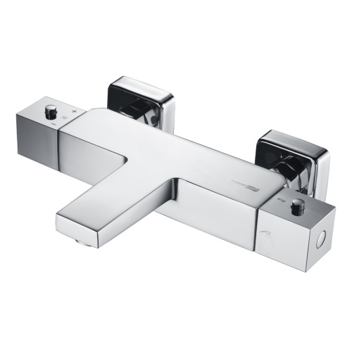 Смеситель для ванны WasserKRAFT Alme 1500 1511 Thermo настенный хром - фото 3