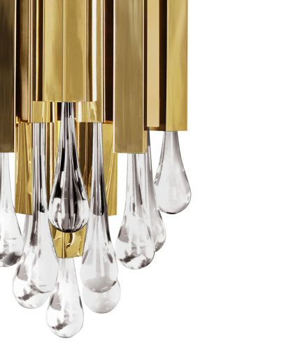 Светильник настенный Delight Collection Trump (Трумп) KM0988W-3 gold - фото 3