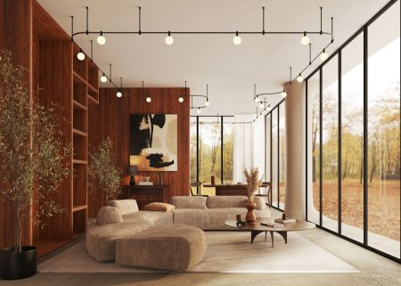 Трековый светодиодный светильник Maytoni Technical Luna (Луна) TR208-1-5W3K-B
