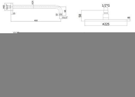 Душевая система Paffoni Light KITLIG019CR141 встраиваемая в стену