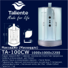 Душевая кабина Taliente TA-100CW 100х100 четверть круга без крыши ориентация универсальная