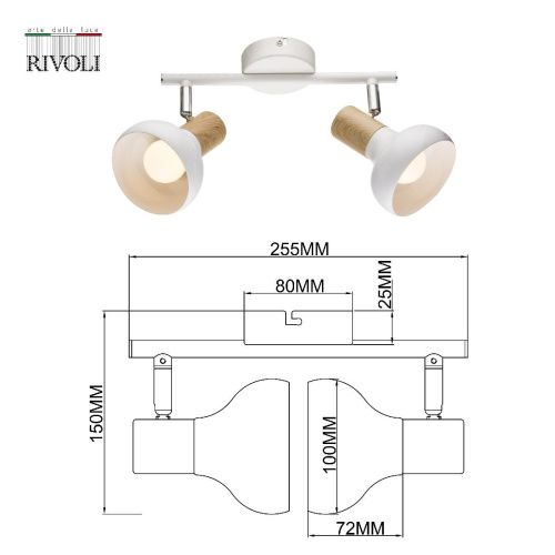 Спот Rivoli Lorena (Лорена) Б0054686 - фото 3