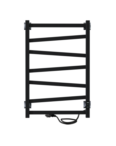 Полотенцесушитель Indigo Element LCEEPF80-50BRRt 53х80 электрический черный муар - фото 4