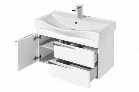 Тумба под раковину Aquaton Беверли 1A235501BV010 80х40 подвесная цвет белый