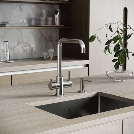 Смеситель для кухни Sancos Vela SC4013BN на мойку никель