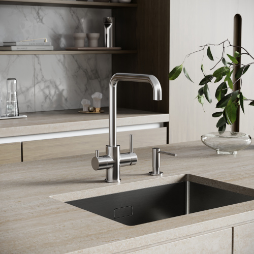 Смеситель для кухни Sancos Vela SC4013BN на мойку никель - фото 2