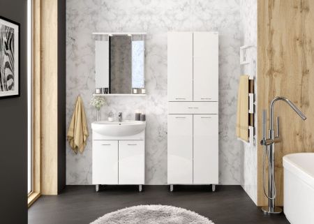 Шкаф-пенал Onika Модерн 406002 60х190 напольный цвет белый