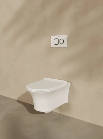 Чаша унитаза подвесная Arrow AHB2157 цвет белый без сиденья безободковая каскадный смыв