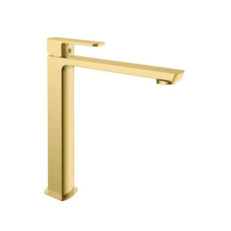 Смеситель для раковины Vincea Next VBF-1N2BG на столешницу золото