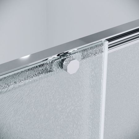 Душевая дверь Grossman Style 100.K33.05.130.10.02 130х195 стекло текстурное профиль хром