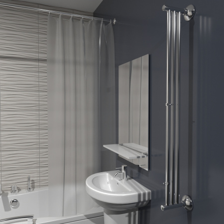 Полотенцесушитель Тругор Хорда Хорда120*18 3х120 водяной хром