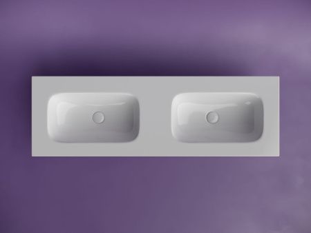 Раковина из сантехнического фарфора Ceramica Nova GRACE CN7022wx 140х50 накладная цвет белый