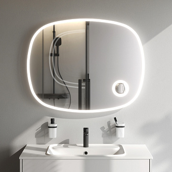 Зеркало в ванную Am.Pm Func M8FMOX1003SA 100х80 цвет серый