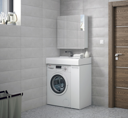 Комод Corozo Лео SD-00000782 19х50х85 напольный цвет белый - фото 3 Комод Corozo Лео SD-00000782 19х50х85 напольный цвет белый - фото 3