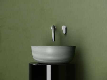 Раковина из сантехнического фарфора Ceramica Nova ELEMENT CN6073MH 40х40 накладная цвет черный без отверстий под смеситель