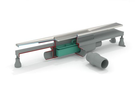 Душевой лоток OMP Tea Emyflow 5963.404.8.3 золото