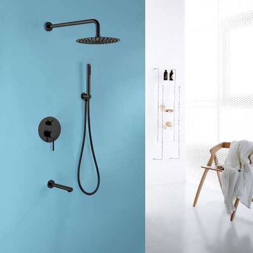 Душевая система ABBER AF8817B встраиваемая в стену с термостатом - фото 2