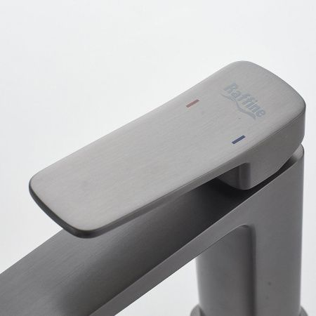 Смеситель Raffine F0199T на раковину оружейная сталь