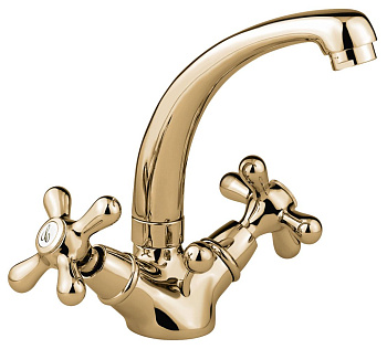 Смеситель Emmevi Deco Classic 12913/BR на раковину бронза