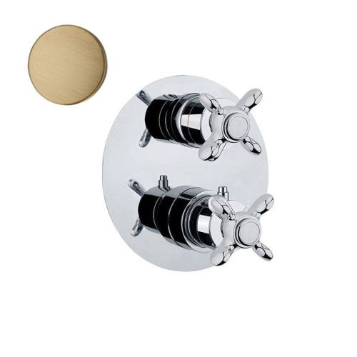 Смеситель для ванны и душа Webert Ottocento OT970902065 настенный бронза с термостатом - фото 2