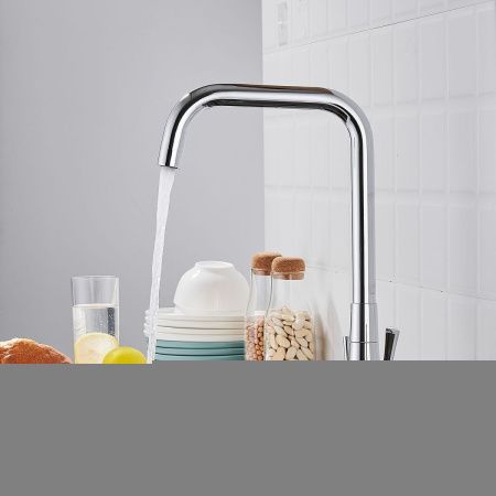 Смеситель для кухни Shevanik S528 на мойку хром