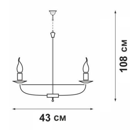 Люстра подвесная Vitaluce V1166 V1166/5