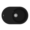 Кухонная мойка LeMark Lacha 760 9910055 76х50 цвет антрацит поверхность матовая