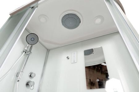 Душевая кабина AvaCan D272SRLED 120х80 асимметричная с крышей ориентация правая
