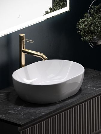 Тумба под раковину Sancos SNOB R SNR100SM 100х40 подвесная цвет бежевый
