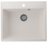 Кухонная мойка Ulgran Quartz Forte 580-01 58х50 цвет белый