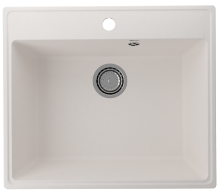 Кухонная мойка Ulgran Quartz Forte 580-01 58х50 цвет белый